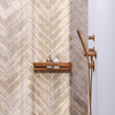 Brauer Etagère de douche - 40x10cm - Cuivre brossé SW1102528