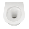 Wiesbaden Vesta Tornado WC suspendu rimless avec chasse d'eau Tornado et revêtement nano avec abattant WC Shade slim softclose et quick release finition brillante blanche SW856603