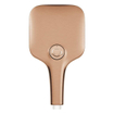 GROHE Rainshower Smartactive Ensemble de douche pluie apparent - douche de tête carrée 31 cm - douchette carrée - bras de plafond - boîtier d'encastrement - brushed warm sunset SW762045