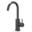 IVY Bond Mitigeur de lavabo - posé - bec pivotant - coldstart - Chrome noir PVD SW1030727