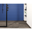 La Mosaic Factory Paris carreau mosaïque - 25,5x31,5cm - carrelage mural - Hexagone - Porcelaine Bleu Brillant SW471150