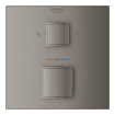 GROHE Grohtherm cube Kit d'habillage pour mitigeur thermostatique encastré avec inverseur pour douche de tête et douchette à main Brushed Hard graphite brossé (anthracite) SW438900