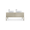 Duravit Luv vasque à poser 60x40cm sans trou de robinetterie blanc SW227983