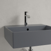 Villeroy & Boch Memento 2.0 Lavabo à poser - 49.8x42cm - trop-plein - graphite SW479728