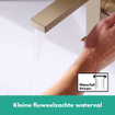 Hansgrohe Tecturis E Mitigeur lavabo - vidage clic-clac - bec 15.7 cm - bronze brossé SW918399