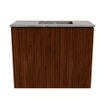 Mondiaz JOYA-DLUX Meuble de salle de bains - 50cm - couleur Ruby - Lavabo FAYE position Droite 1 trou de robinet couleur Sombra. SW1425646