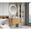Royal Plaza Terra Ensemble meuble de salle de bains - 100x46.2x46cm - plan de toilette - 2 tiroirs - sandwood (chêne clair) SW1441286