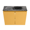 MONDIAZ TURE-DLUX Meuble toilette - 60cm - Ocher - EDEN - vasque Lava - position droite - 1 trou de robinet SW1103901