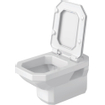 Duravit Serie 1930 WC-zitting 36.7x43.7x3.6cm met softclose met quickrelease Kunststof wit Glanzend SW353748