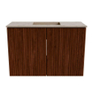 Mondiaz JOYA-DLUX 60cm toiletmeubel - kleur Ruby - Wastafel FAYE positie Midden Zonder kraangat kleur Arena. SW1425258