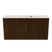 Mondiaz JOYA-DLUX 80cm toiletmeubel - kleur Walnut - Wastafel FAYE positie Midden 1 kraangat kleur Nata. SW1424489