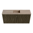 Mondiaz JOYA-DLUX 90cm meuble de toilette - couleur Shadow - Vasque FAYE position Milieu Sans trou de robinet couleur Saba SW1425129