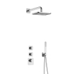Hotbath Gal IBS40 regendoucheset inbouw - 2 functies - 35cm wandarm - 22cm vierkante hoofddouche - chroom SW656363
