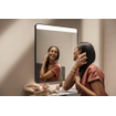 Hansgrohe Xarita Lite Q Spiegel - 60x70cm - led verlichting - Horizontaal - wandschakelaar - Zwart mat SW1165010