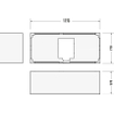 Duravit Durastyle Baignoire acrylique rectangulaire avec 2 dossiers 180x80x46cm sans pieds ou tabliers blanc SW54484