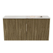 Mondiaz JOYA-DLUX Meuble de toilette 80cm - couleur Dusk - Vasque FAYE position Droite 1 trou de robinet couleur Frappe SW1423068