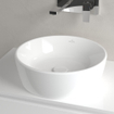 Villeroy & Boch Architectura vasque à poser 45x45x15,5cm - Ronde sans trop-plein Blanc Alpin brillant Céramique SW762338