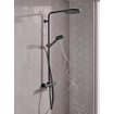 Hansgrohe Raindance Select Ensemble de douche pluie - thermostat - pomme de douche 24cm - noir mat SW297615