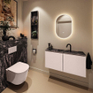 MONDIAZ TURE-DLUX Meuble toilette - 100cm - Rosee - EDEN - vasque Lava - position centrale - 1 trou de robinet SW1103972