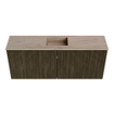Mondiaz JOYA-DLUX 100cm meuble de toilette - couleur Shadow - Lavabo FAYE position Milieu 1 trou de robinet couleur Saba SW1425126