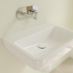 Villeroy & Boch O.novo lavabo - sans trou de robinet 60x46cm - sans trop-plein ceramic+ blanc SW448374