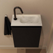 MONDIAZ TURE-DLUX Meuble WC 40 cm Urban. Lavabo EDEN Opalo position droite. Avec 1 trou de robinet. SW1104129