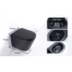 FugaFlow Eccelente Pietra Wandclosetpack - 36.3x51.7cm - diepspoel - rimless - 35mm zitting - mat zwart SW1469370