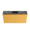 MONDIAZ TURE-DLUX meuble WC 100 cm Ocher. EDEN lavabo Lava position centrale. Avec 1 trou de robinet. SW1103907