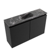 MONDIAZ TURE-DLUX Meuble toilette - 80cm - Urban - EDEN - vasque Lava - position centrale - 1 trou de robinet SW1103640