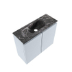 MONDIAZ TURE-DLUX Meuble WC 60cm Clay. Lavabo EDEN Lava position milieu. Sans trou de robinet. SW1103747