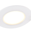 QAZQA Blanca Spot encastrable - set de 2 - 9x9cm - incl. LED - dimmable en 3 étapes - IP44 - blanc mat SW1209742