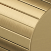 BRAUER Stripe Robinet d'arrêt d'angle - complet avec tuyau - or brossé PVD SW1434868