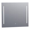 BRAUER Pyrite miroir - 80x70cm - rectangulaire - avec éclairage LED direct avec fonction de gradation et commande tactile SW278188