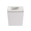 MONDIAZ TURE-DLUX meuble de toilettes 40 cm Cale. EDEN lavabo Ostra position gauche. Sans trou de robinet. SW1104760