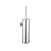 FugaFlow Eccelente Ensemble d'accessoires WC - porte-brosse WC - fermé - porte-serviette - porte-rouleau WC - avec couvercle - chrome SW1450559