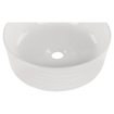 Differnz Wave vasque 37x37x12cm céramique blanc brillant SW811272