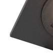 QAZQA Xena spot encastré - set de 2 - 8x8cm - IP44 - carré - noir mat SW1210193