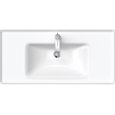 Duravit D-Neo lavabo 100,5x48x17cm 1 trou de robinet rectangulaire Céramique Blanc SW640384