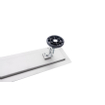 Fortifura Galeria Douchegoot - 50cm - zonder rooster - vloerflens - Geborsteld RVS PVD (RVS) OUTLETSTORE STORE43088