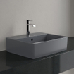 Villeroy & Boch Memento 2.0 Lavabo à poser - 49.8x42cm - trop-plein - graphite SW479728