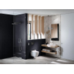 Geberit AquaClean Tuma Comfort WC-douche - sans rebord de rinçage - mural - plaque de recouvrement fournie inox - blanc brillant SW87552