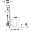 Duravit DuraSystem Inbouwreservoir met frame SW705715