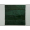 SAMPLE Terravito Mellina Carreau mural en céramique - 6x24,6cm - 8mm - Vert foncé SW1441123