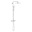 GROHE Euphoria system 310 colonne de douche thermostatique avec pomme de douche euphoria mono + 110 douchette de massage ronde chromée SW536417