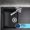 GROHE Start Keukenkraan - draaibare/uittrekbare uitloop - chroom OUTLETSTORE STORE43317
