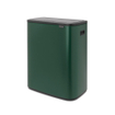 Brabantia Bo Touch Bin Poubelle - 60 litres - seau intérieur en plastique - pine green SW1117294