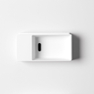 Clou New Flush 3 fontein 35x18cm inclusief afvoerplug voorbewerking voor kraangat links Wit mat SW398987