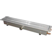 Aco Showerdrain wtw caniveau de douche 90x12cm hauteur 120mm raccord gauche inox GA23702