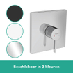 Hansgrohe finoris kit de recouvrement pour robinetterie de douche avec levier chromé SW651007