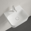Villeroy & Boch Finion Lave-mains 43x39cm 1 trou de robinet Ceramic+ stone white SW209537